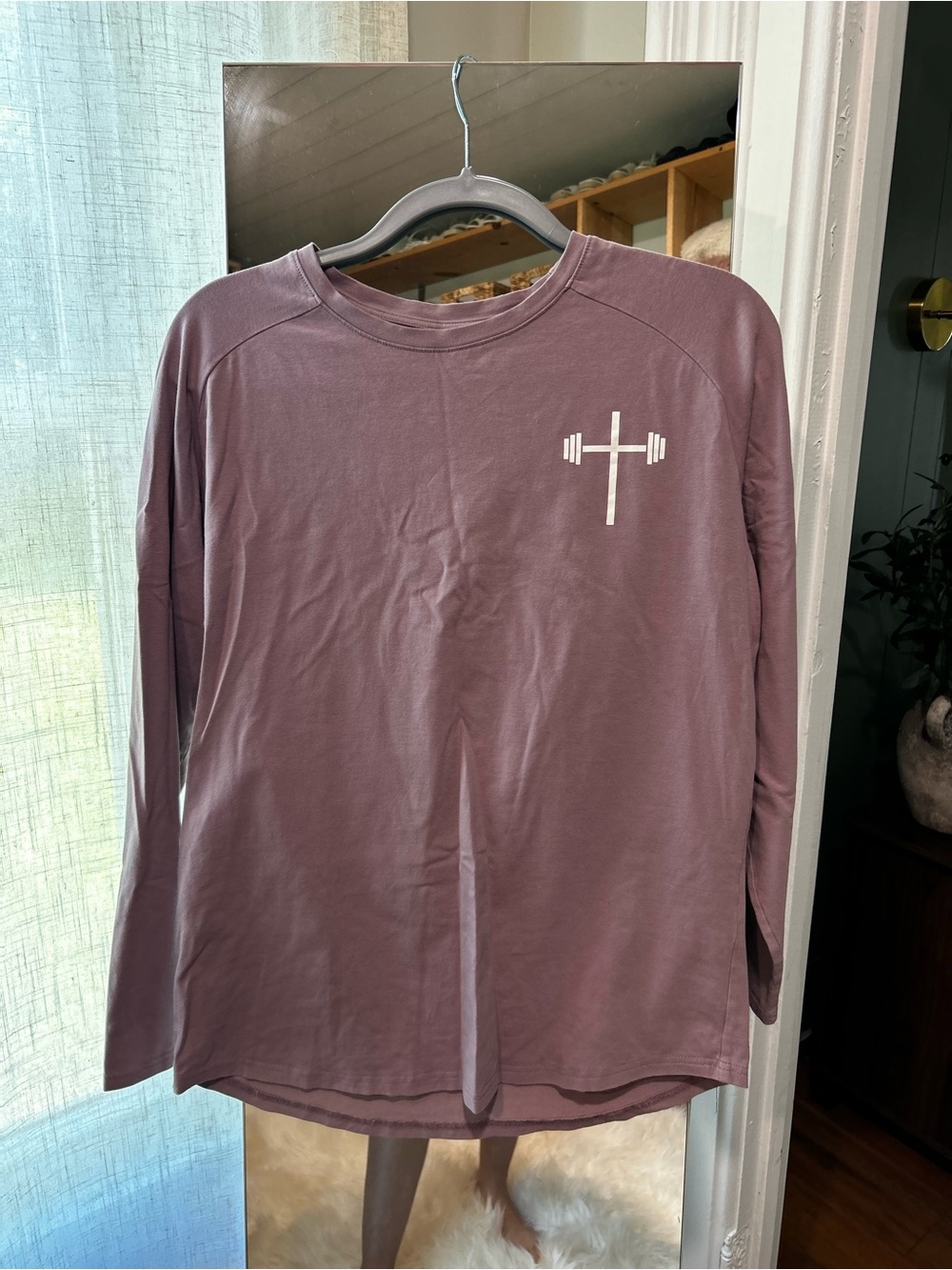 Holstrength Men's Purple Long Sleeve Shirt size M